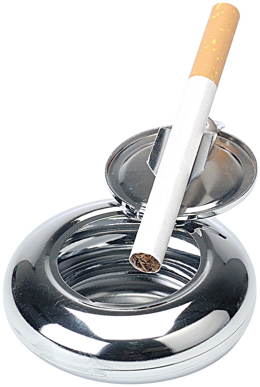 2 x Zigaretten Taschenascher Taschenaschenbecher geruchsdichtReise-Aschenbech